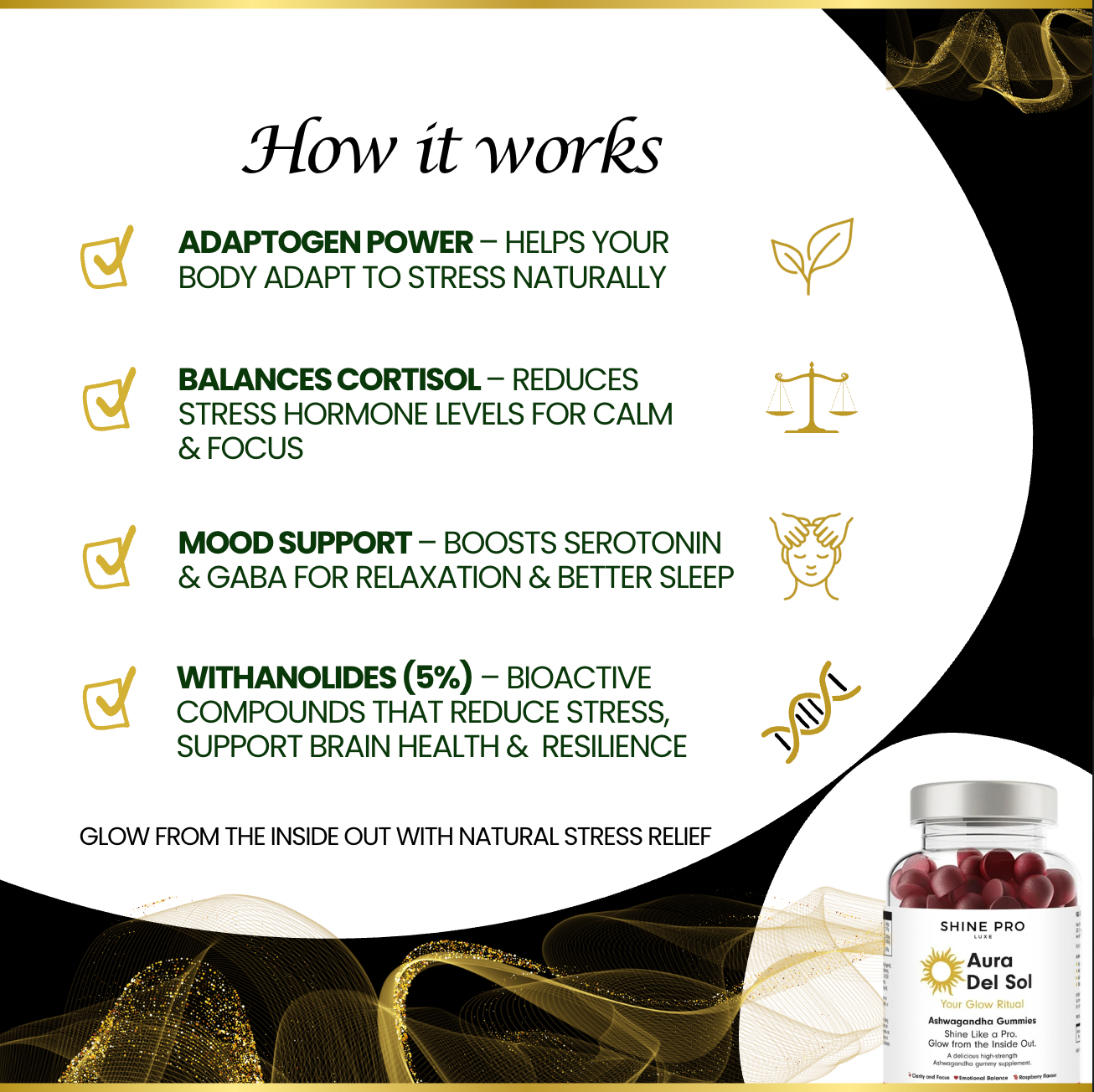 How Ashwagandha Gummies Work – Adaptogen for Stress, Mood Balance and Energy