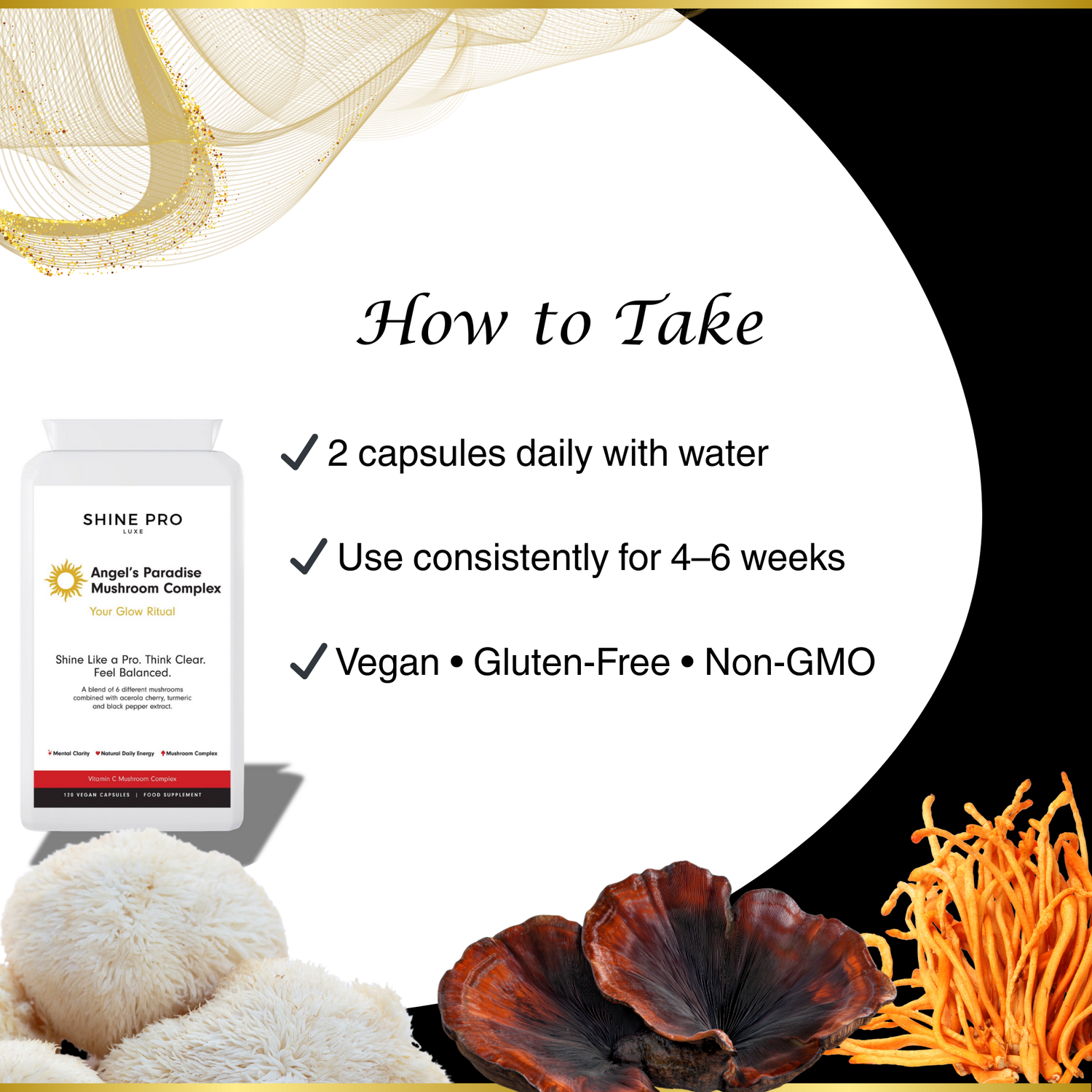 How to Take Mushroom Complex – Daily Capsules for Clarity, Focus and Balance