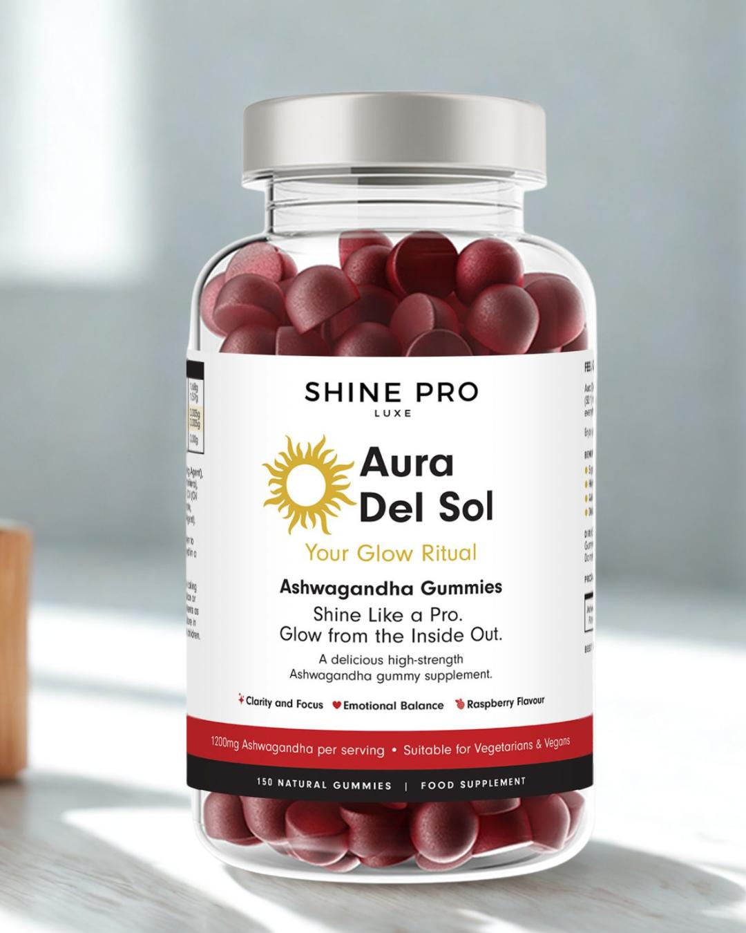 Aura del Sol Ashwagandha Gummies UK – Stress, Sleep and Mood Support