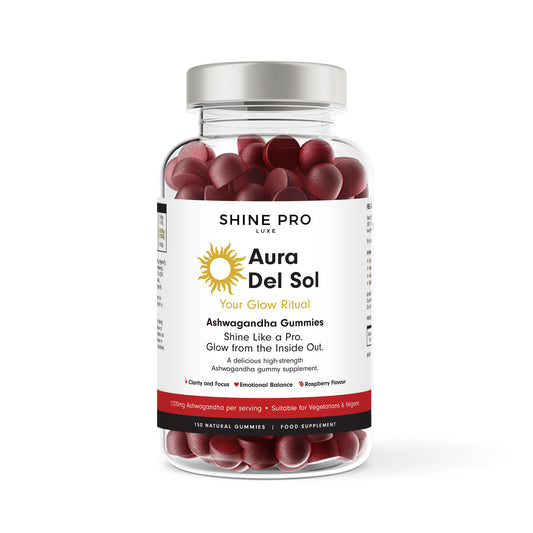 Aura del Sol Ashwagandha Gummies UK – Stress and Sleep Support, Mood improvement