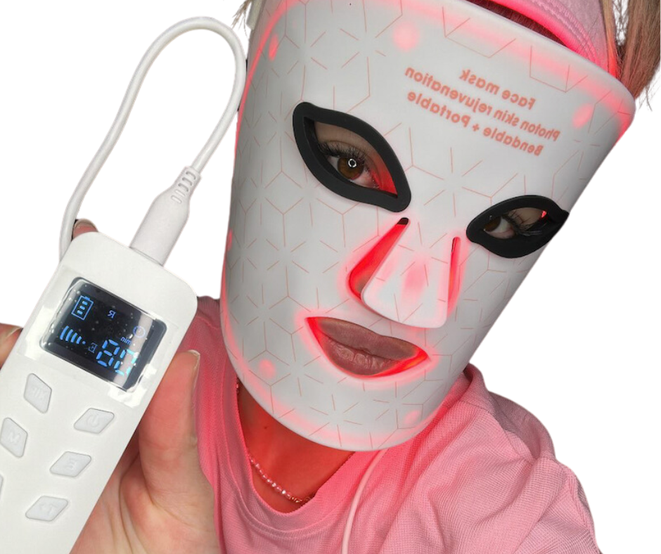 Shine Pro Luxe Red Light Therapy LED Mask