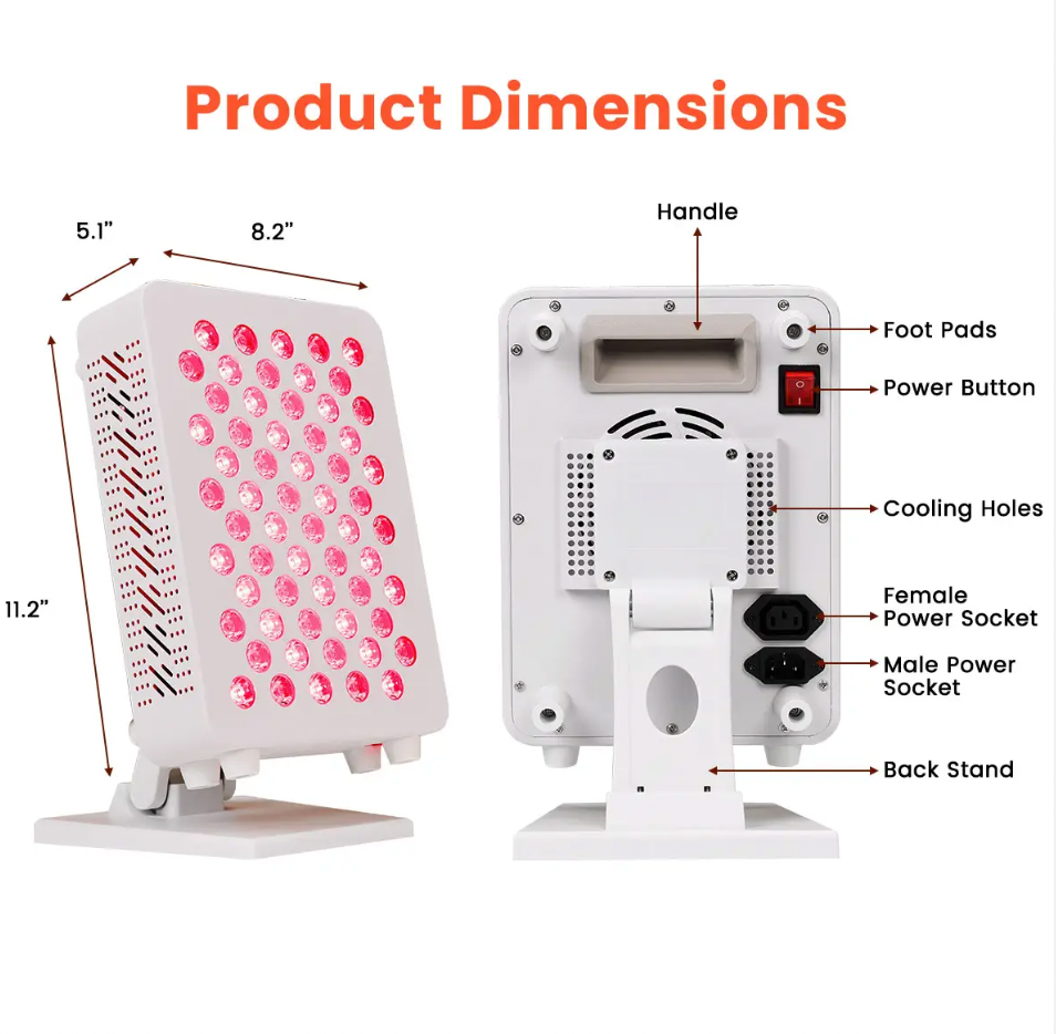 Shine Pro Luxe Red Light Therapy Half Body Panel