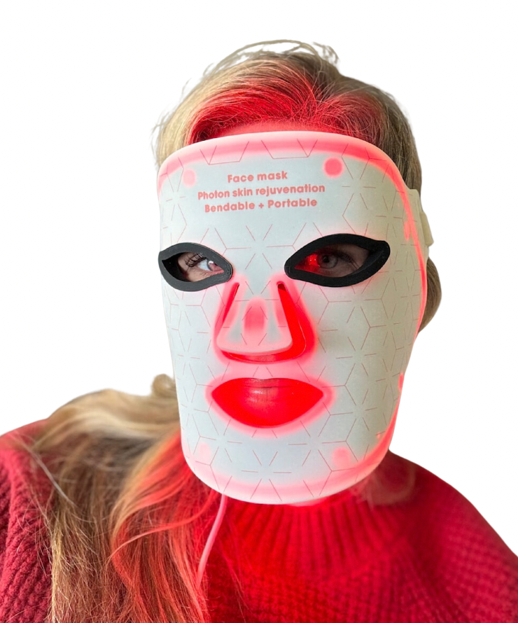 Shine Pro Luxe Red Light Therapy LED Mask